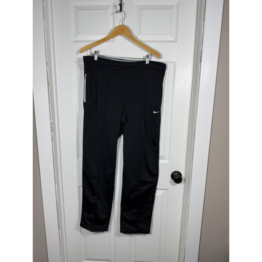 Nike Athletic Dept Mens Black Track Pants Zipper Pocket HO110407TW Size M